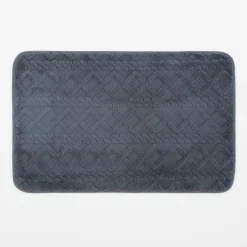 Dywanik łazienkowy NORDIC, ciemnoszary, 50x80 cm