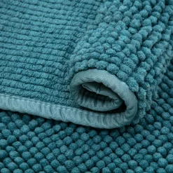 Dywanik łazienkowy turkusowy TOLEDO 50x80 cm