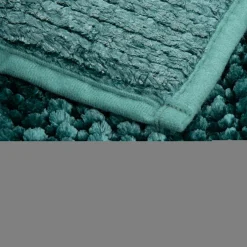 Dywanik łazienkowy zielony CHENILLE 40x60 cm