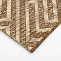Dywanik nowoczesny beżowy JUTA 60x100 cm
