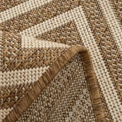 Dywanik nowoczesny beżowy JUTA 60x100 cm