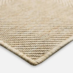 Dywanik nowoczesny LOTUS, beżowy, 60x110 cm