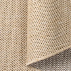 Dywanik nowoczesny LOTUS, beżowy, 60x110 cm