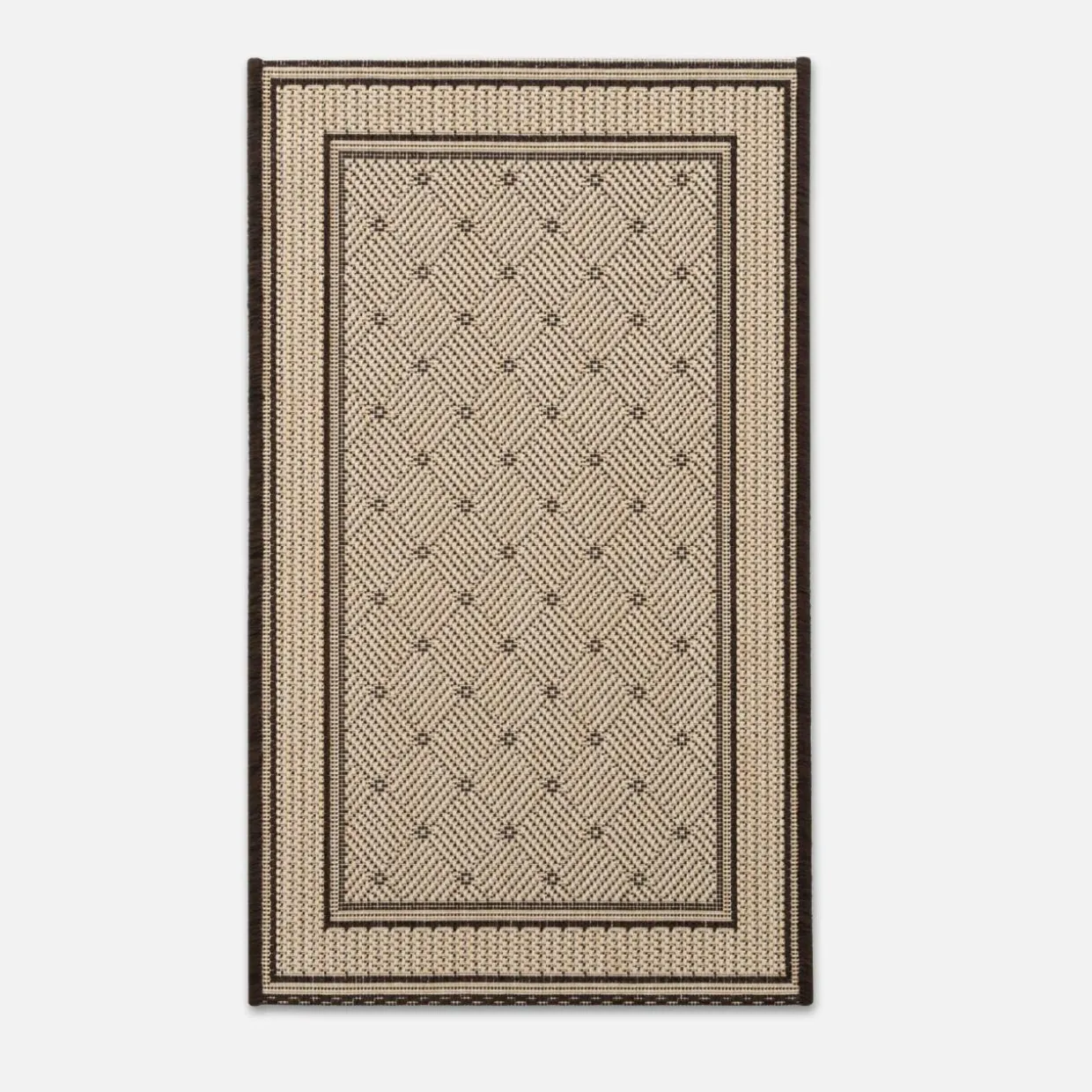 Dywanik płaskotkany beżowy JUTA 40x60 cm