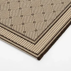 Dywanik płaskotkany beżowy JUTA 40x60 cm