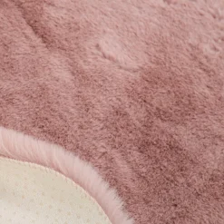 Dywanik różowy RABBIT FUTRZAK 60x90 cm
