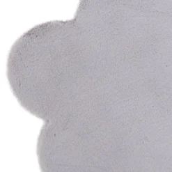 Dywanik szary kwiatek NEBBIA 60x60 cm