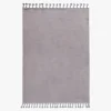 Dywanik z frędzlami szary PULLY 60x100 cm
