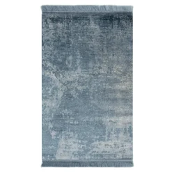 Dywanik z wiskozy niebieski RITZ 67x110 cm