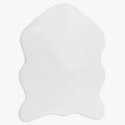 Dywanik ze sztucznego futra RABBIT, biały, 60x90 cm