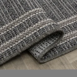 Dywanik zewnętrzny szary PALERMO 60x100 cm