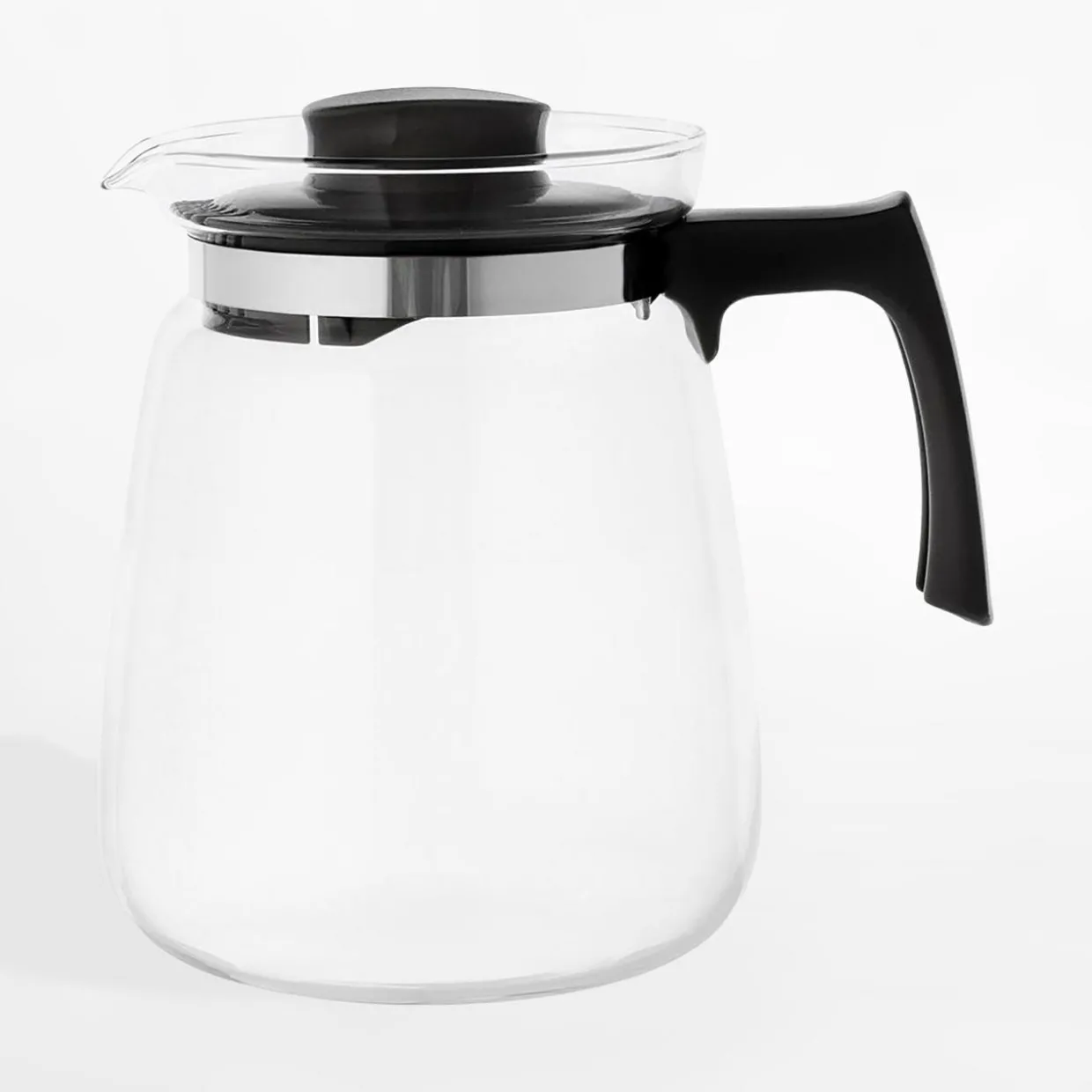 Dzbanek szklany czarny 2L