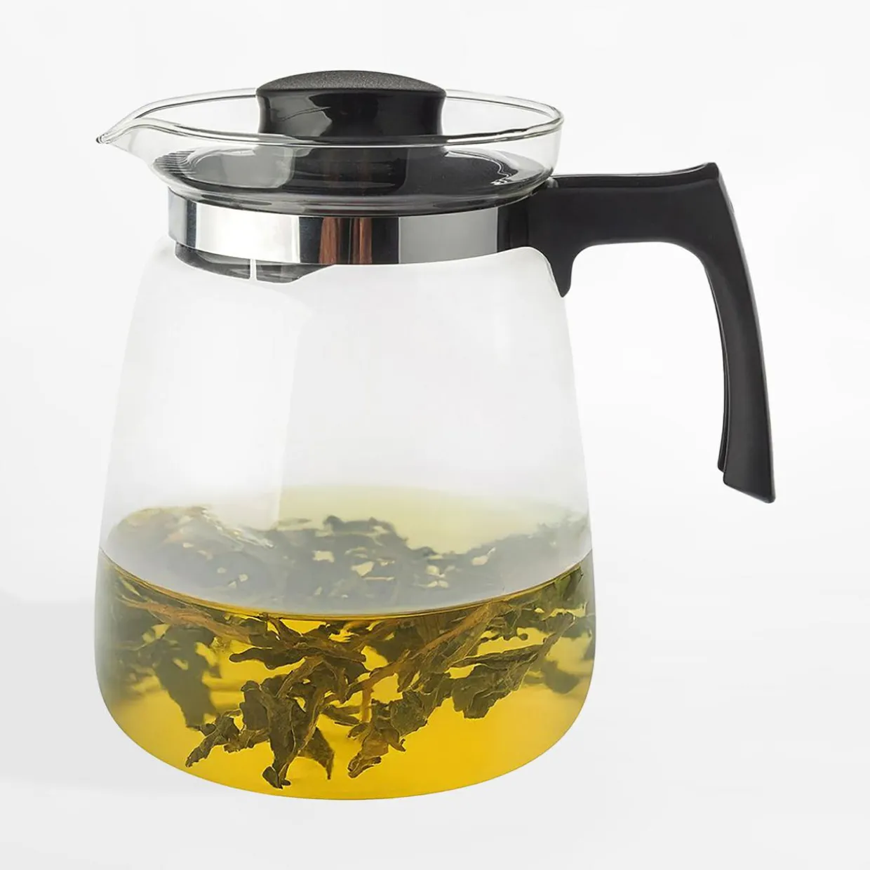 Dzbanek szklany czarny 2L