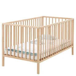 Łóżeczko ze stelażem HAPPY 60x120 cm + materac piankowy