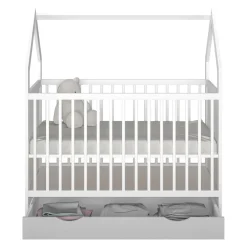 Łóżeczko ze stelażem LOEN 60x120 cm