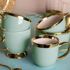 Filiżanka porcelanowa Jumbo AURORA GOLD 400 ml