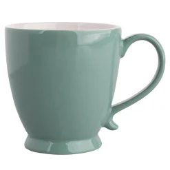 Filiżanka porcelanowa na nóżce zielona Jumbo URBAN 400 ml
