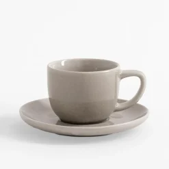 Filiżanka ze spodkiem ceramiczna 100 ml EYO