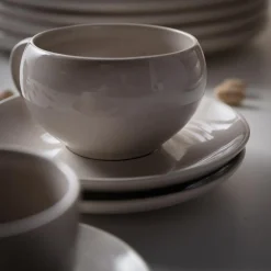 Filiżanka ze spodkiem ceramiczna EYO 190 ml