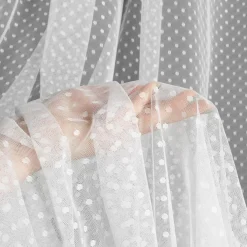 Firana do salon biała JULITA 135x250 cm