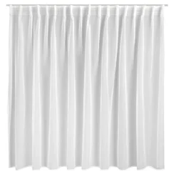 Firana do salonu biała SIMONE 400x170 cm