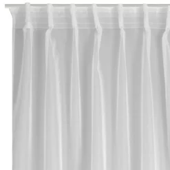 Firana do salonu biała SIMONE 140x300 cm
