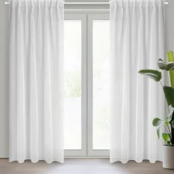 Firana do salonu biała SIMONE 140x300 cm