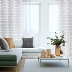 Firana na przelotkach biała DOLY 140x250 cm