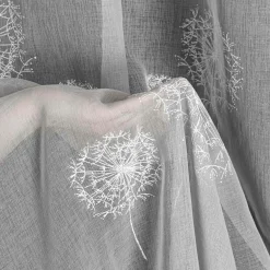 Firana na przelotkach biała SABINE 140x250 cm