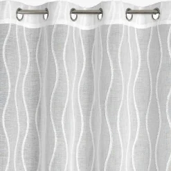 Firana na przelotkach biała FELICJA 140x250 cm