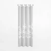 Firana na przelotkach biała ESTELLA 140x250 cm