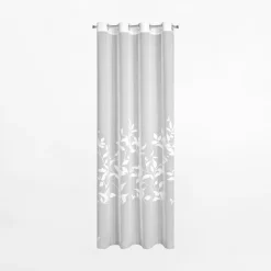 Firana na przelotkach biała ESTELLA 140x250 cm