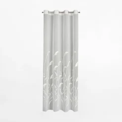 Firana na przelotkach kremowa ABBIE 140x250 cm