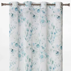 Firana na przelotkach niebiesko-biała ALPINA 140x260 cm