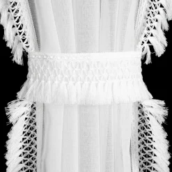 Firana na taśmie biała KIRA 140x270 cm