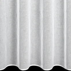 Firana z falbanami biała AURA 140x250 cm