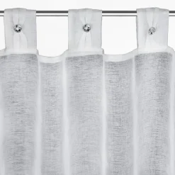 Firana zazdrostka biała SEVILLA 90x150 cm