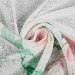 Firana zazdrostka biało-różowa ASTEJA 30x150 cm