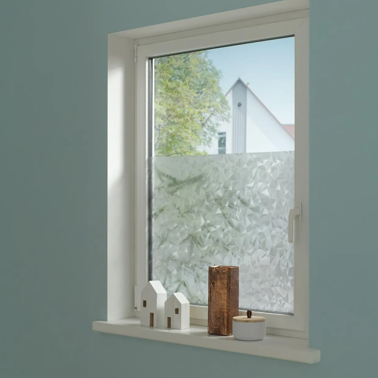 Folia okienna statyczna 90x150 cm graficzna 50