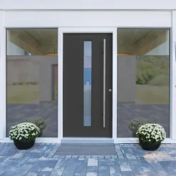 Folia okienna statyczna 90x150 cm lustrzana czarna