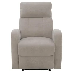 Fotel beżowy z funkcją relaks BLOOM