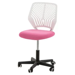 Fotel biurowy różowo-biały MINISIT