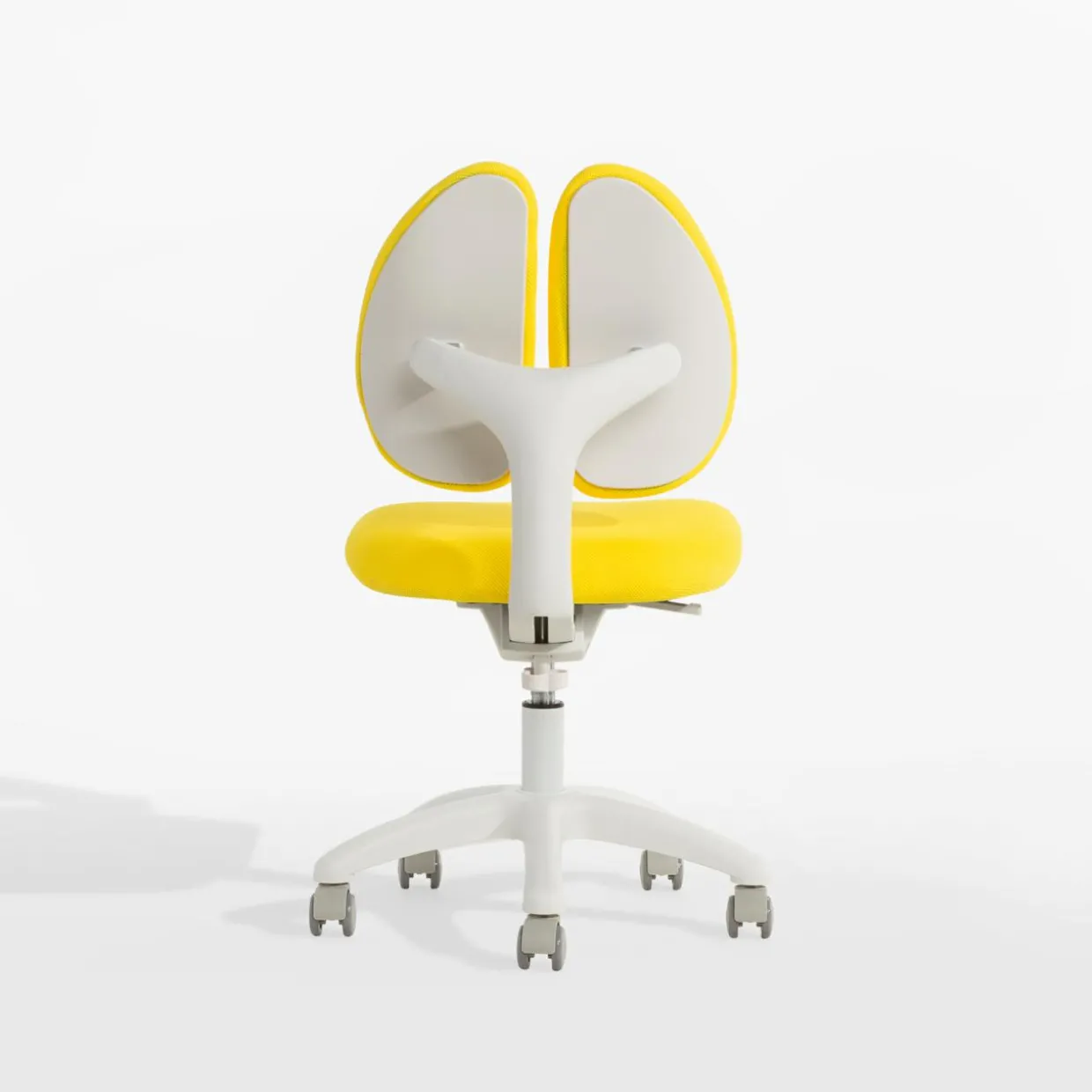 Fotel biurowy żółty QUANTE