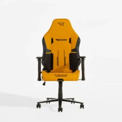 Fotel biurowy żółty VEDNES