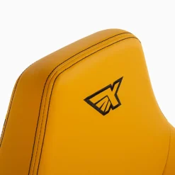 Fotel biurowy żółty VEDNES