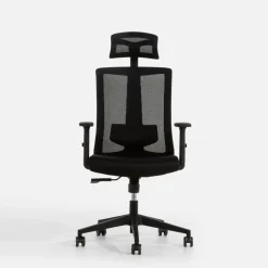 Fotel biurowy z regulacją zagłówka i lędźwi ZEFNE