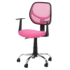 Fotel biurowy z siatką mesh różowy NOPE