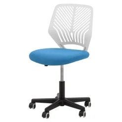 Fotel dziecięcy niebiesko-biały MINISIT