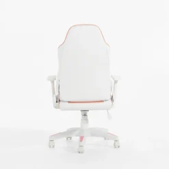 Fotel gamingowy biało-różowy CORALINDA