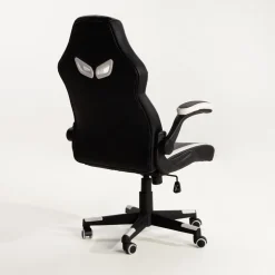 Fotel gamingowy czarno-biały UDANDO